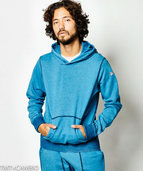 TMT(ティーエムティー)】TSW-S17-09-INDIGO FRENCH TERRY PULLOVER