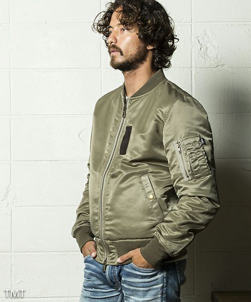 TMT(ティーエムティー)】MA-1 TYPE REVERSIBLE FLIGHT JACKET 