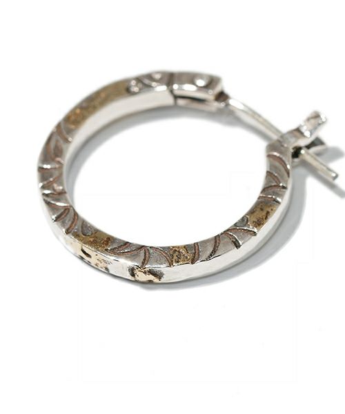 【VIVIFY(ビビファイ)】【予約販売ご注文から1ヶ月後出荷】SideArabesque Hoop Pierce w-gold ピアス(VFP-260)