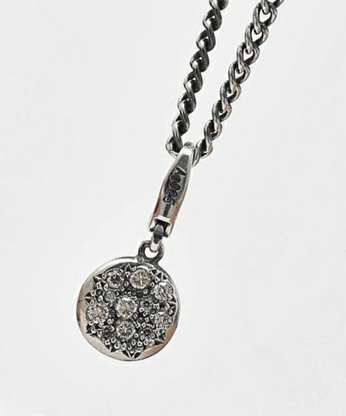 IDEALISM SOUND(イデアリズム サウンド)】Silver Circle Necklace with Diamond  ネックレス(S19088) | CAMBIO カンビオ