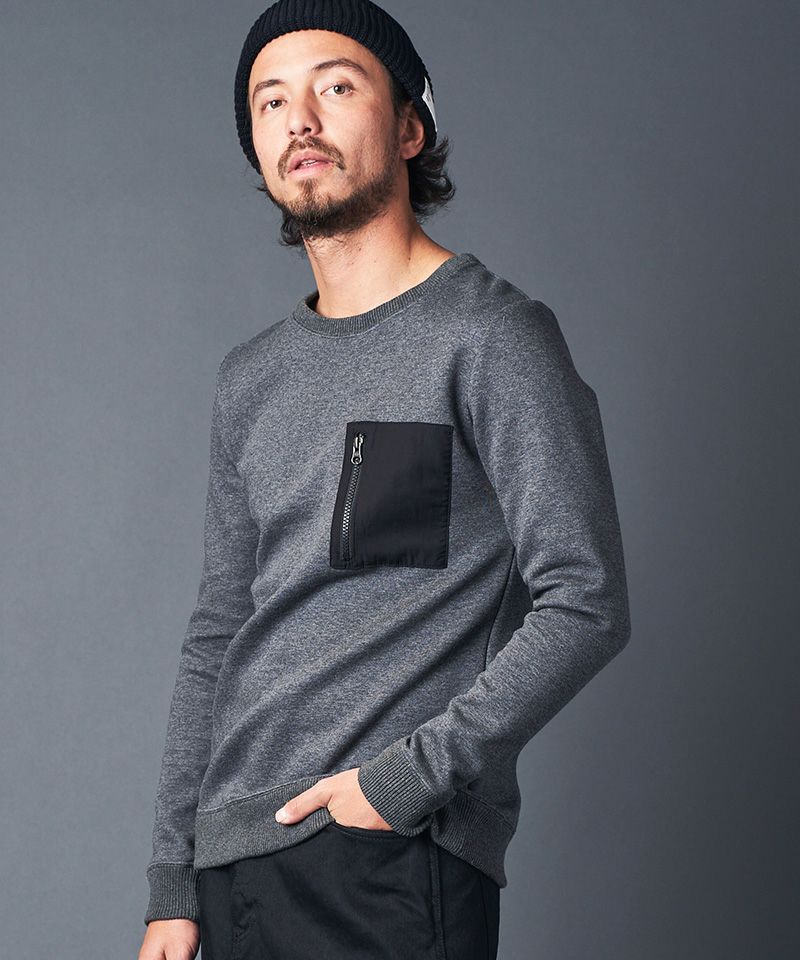 Magine(マージン)】T-C DOUBLE KNIT ZIP PKT C-N L-S ニット(2012-41