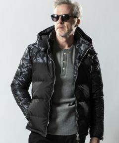 wjk simple down jacket ダウン ダブルジェイケイ グレー