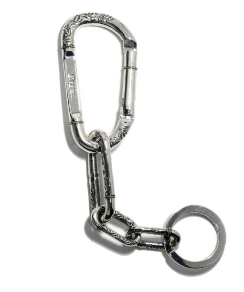 【VIVIFY(ビビファイ)】【予約販売ご注文から1ヶ月後出荷】k18Gold Rope Inlay Arabesque karabiner Keychain(VFO-116)