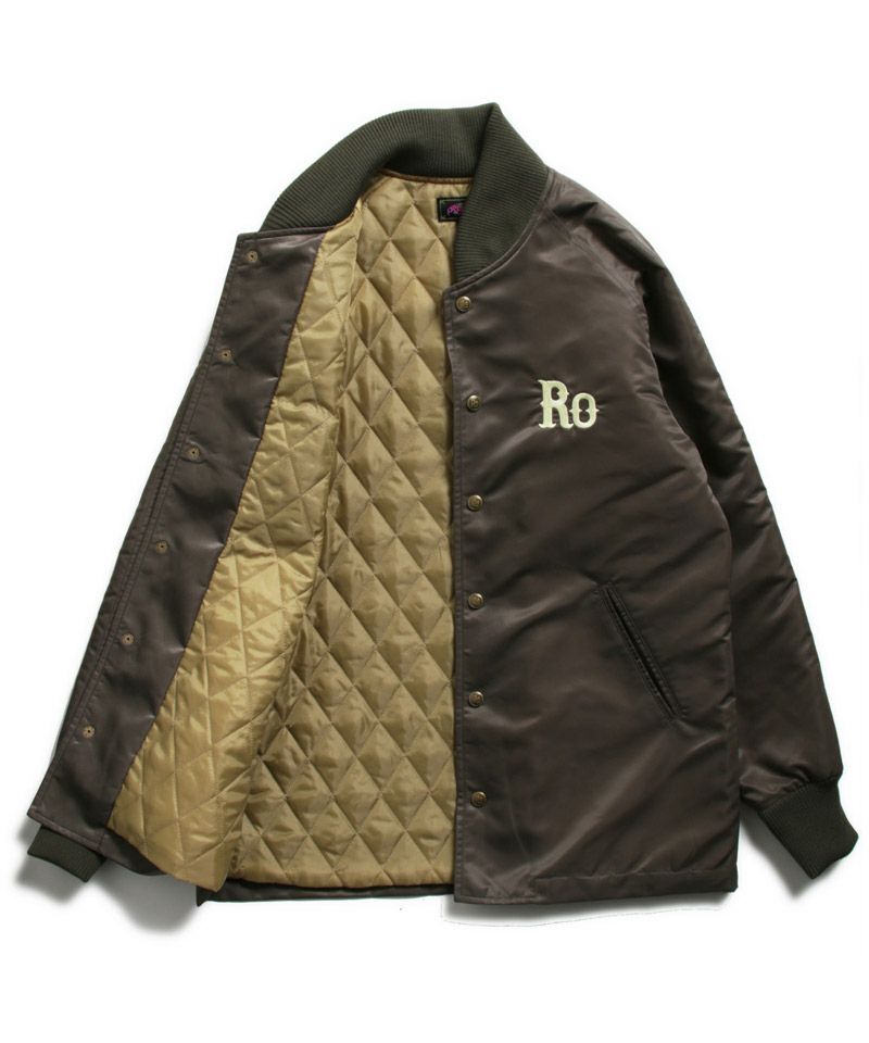 ROTAR ローター リップストップ ノーカラー ミリタリー ジャケット L ROTAR ローター リップストップ ノーカラー ミリタリー ジャケット L