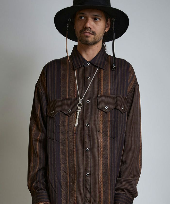 EGO TRIPPING(エゴトリッピング)】GLAM WESTERN-SHIRTS シャツ(613751