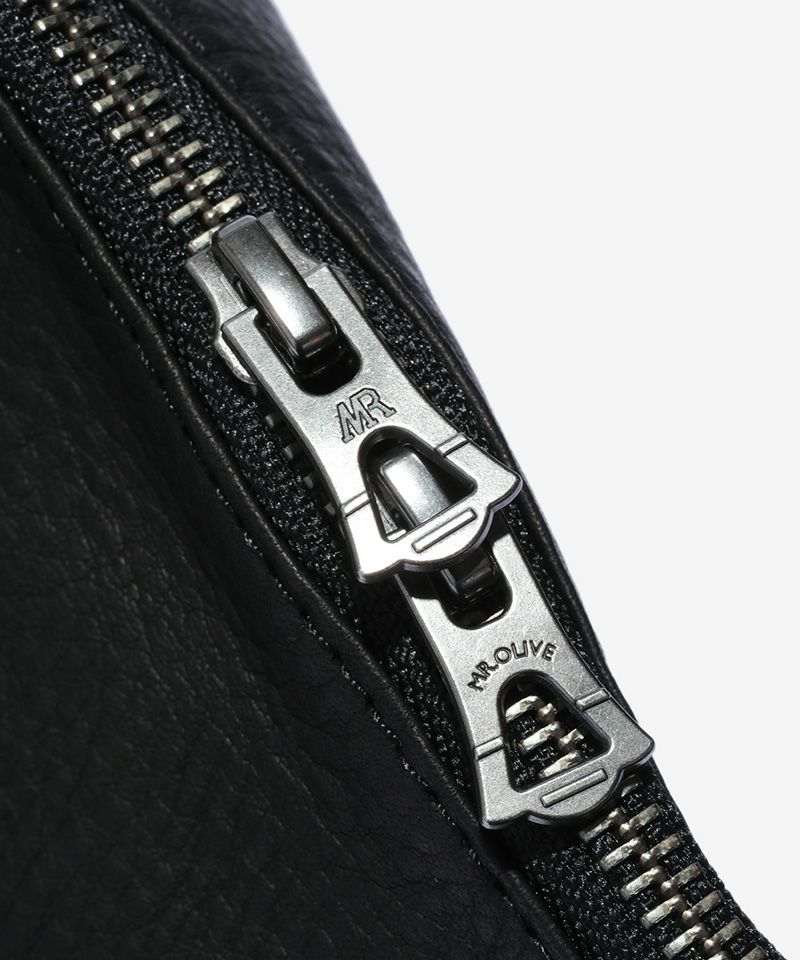 MR.OLIVE E.O.I】WATER PROOF WASHABLE LEATHER -DRAPE BOSTON BAG