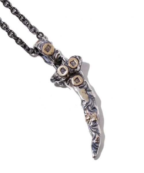 【VIVIFY(ビビファイ)】【予約販売ご注文から1ヶ月後出荷】Arabesque Bear Claw Pendant Head w-gold ペンダントトップ(VFN-302)