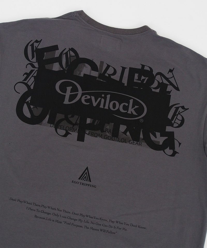 EGO TRIPPING(エゴトリッピング)】DEVILOCK×EGO TRIPPING TEE Tシャツ