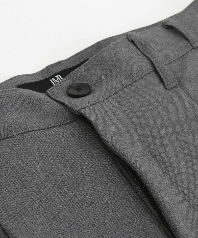 30%OFF【CAMBIO(カンビオ)】テーパードライン裾シングルトラウザー