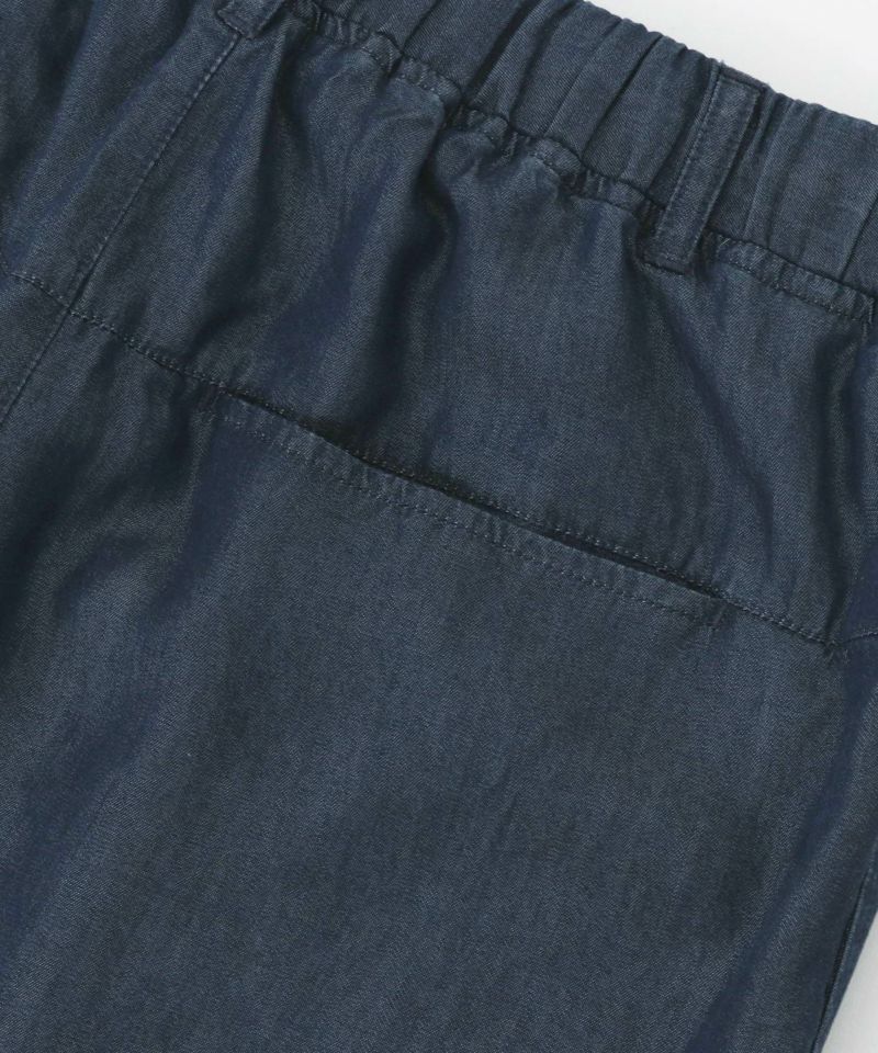 mp8923-Tencel Chambray Easy Balloon Silhouette Pants パンツ - パンツ