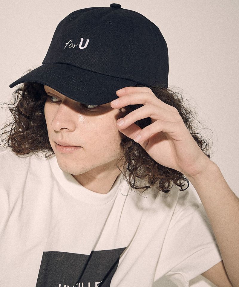 【un-filled(アンフィルド)】for U one point stitch Cap キャップ