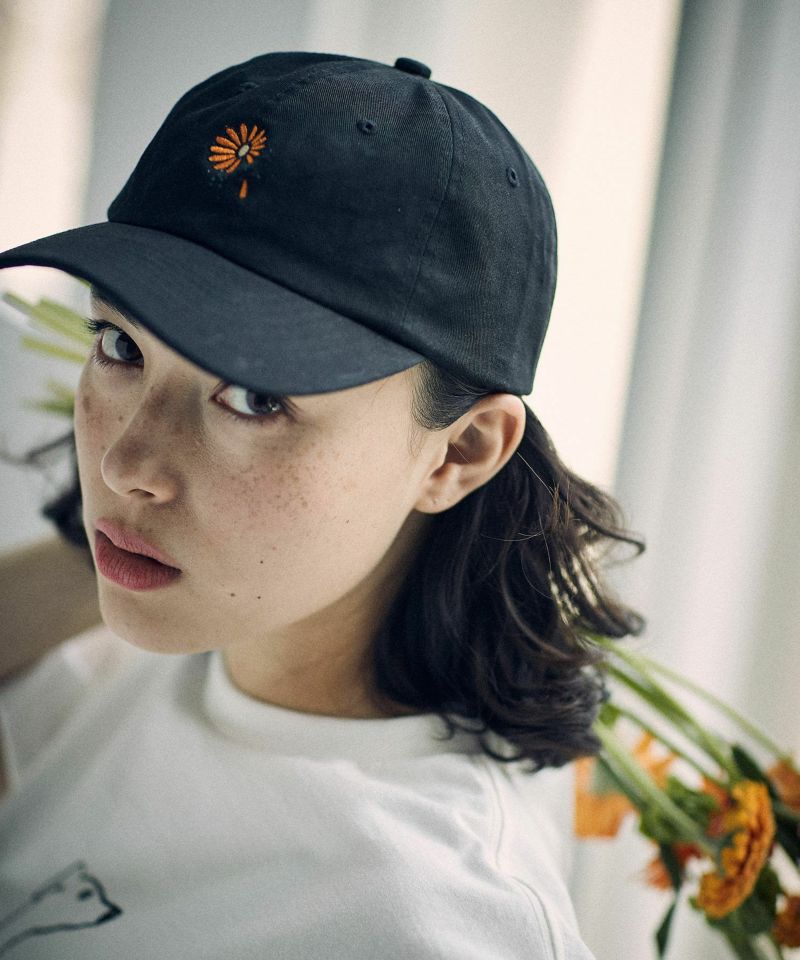 un-filled(アンフィルド)】Gerbera one point stitch Cap キャップ 