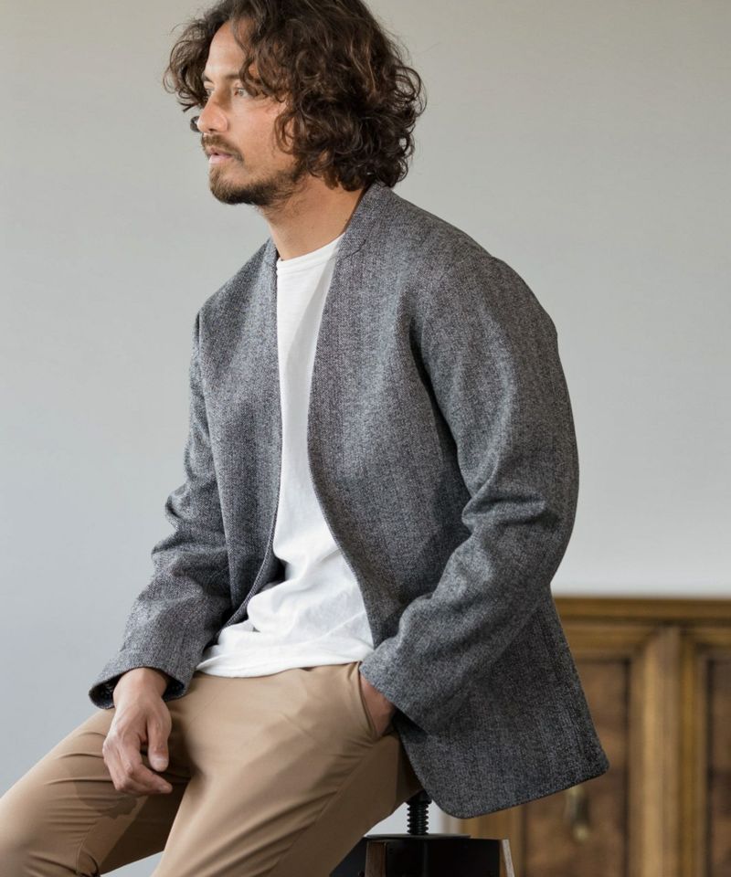 50%OFF【Magine(マージン)】HERRINGBONE EASY JACKET ジャケット(MGN