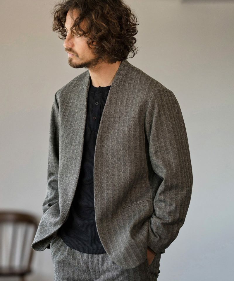 50%OFF【Magine(マージン)】HERRINGBONE EASY JACKET ジャケット(MGN