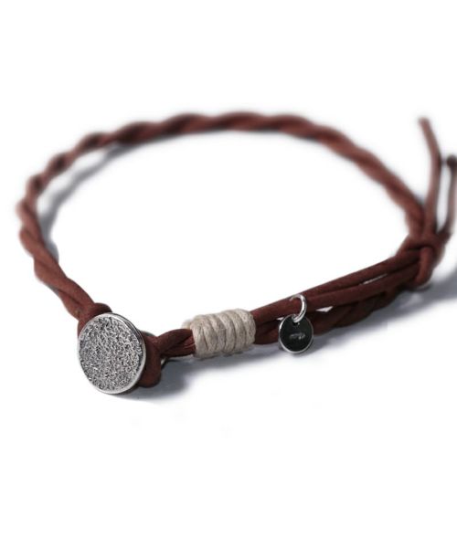 【VIVIFY(ビビファイ)】【予約販売ご注文から1ヶ月後出荷】 Melted Texture Button Nubuck Cord Bracelet  ブレスレット(VFB-174)
