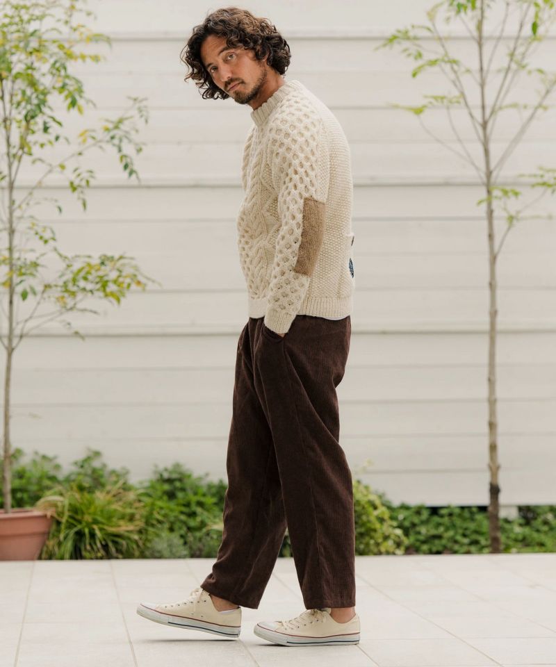 mp9091-Corduroy Wide Loose Tapered Pants テーパードパンツ - homabayassembly.go.ke