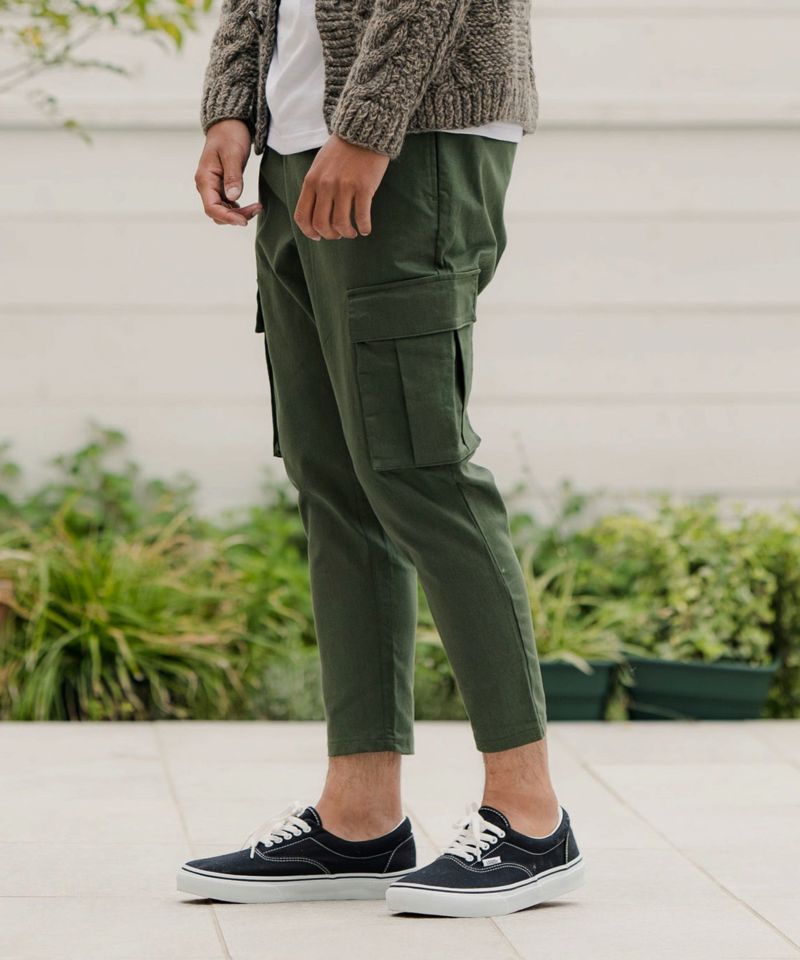 大特価放出！ カンビオ Ankle Length Cargo Pants カーゴパンツ