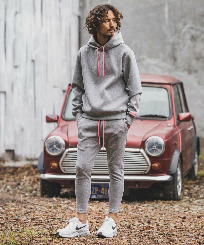 felkod(フィルコッド)】Neon Cord Cardboard Knit Parka