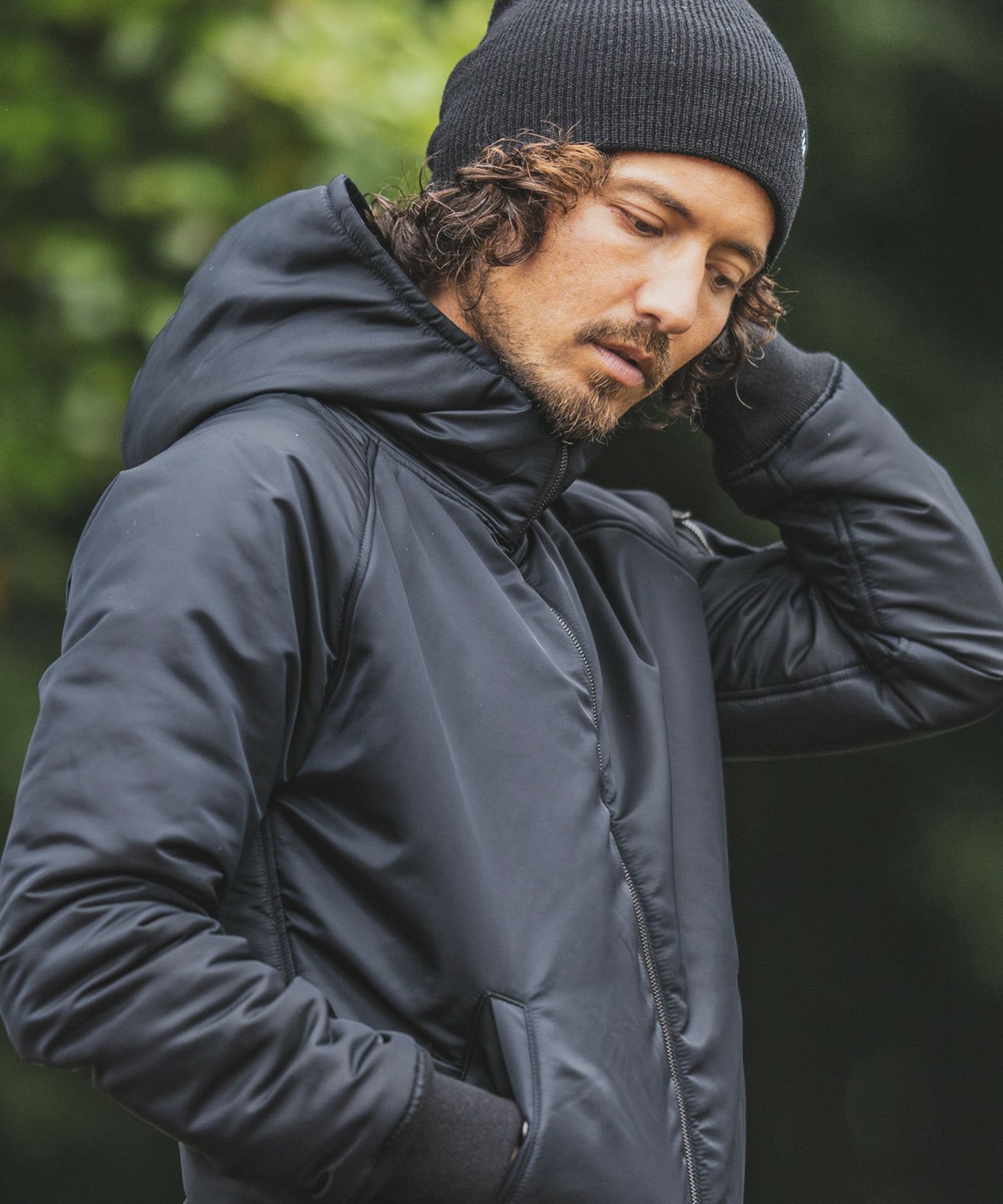 felkod(フィルコッド)】High Neck Hooded MA-1 Type Jacket ジャケット  