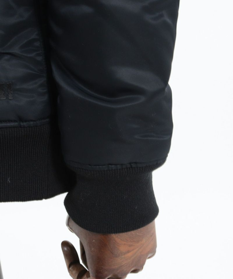 felkod(フィルコッド)】High Neck Hooded MA-1 Type Jacket