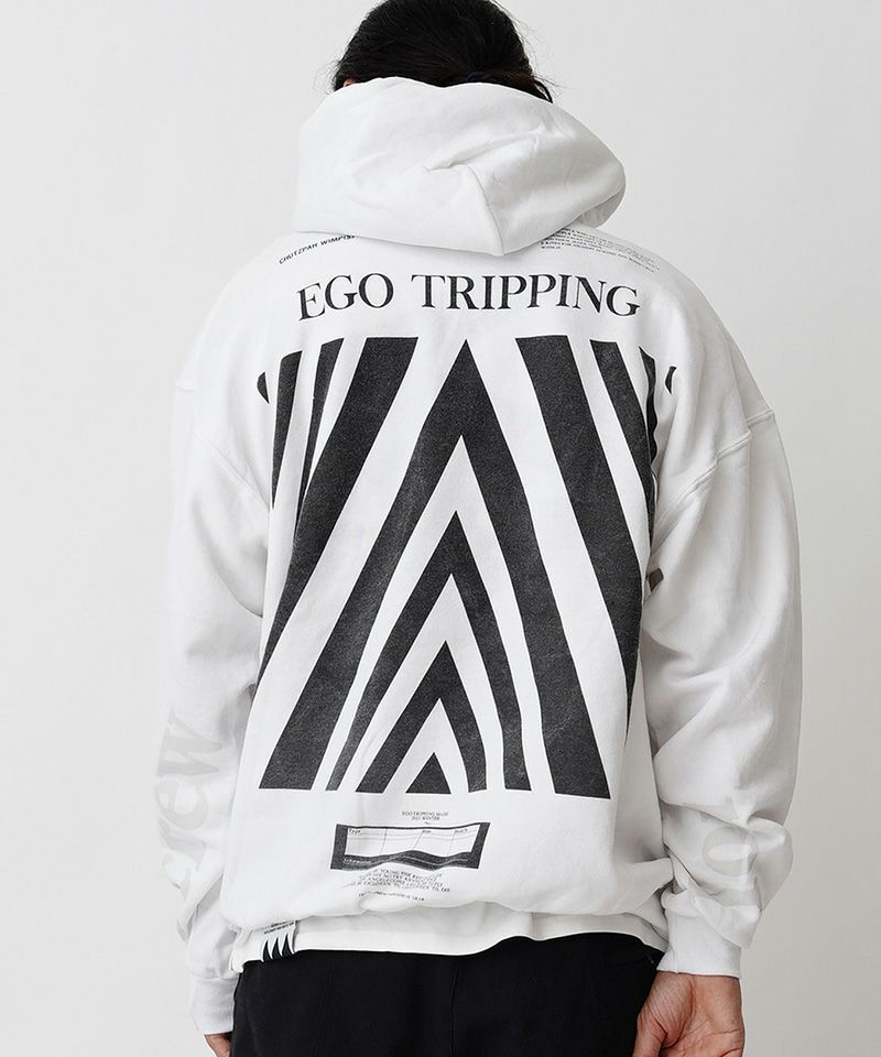 EGO TRIPPING(エゴトリッピング)】DIZZY SWEATPARKA パーカー(663958)-