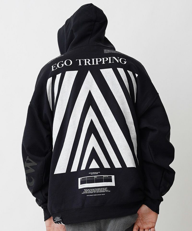 EGO TRIPPING(エゴトリッピング)】DIZZY SWEATPARKA パーカー(663958)-