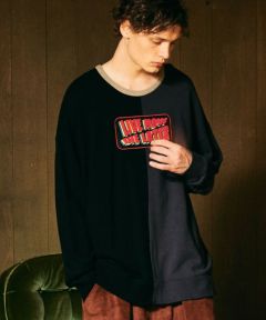 50%off【glamb(グラム)】Divided Emblem Sweat ディヴァイデッド