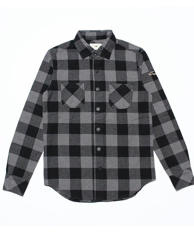 TMT(ティーエムティー)】BUFFALO TWILL CHECK SHIRTS シャツ