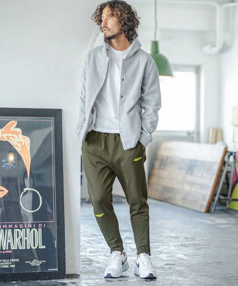 CAMBIO(カンビオ)】Damage Sweat Pants スウェットパンツ | CAMBIO カンビオ