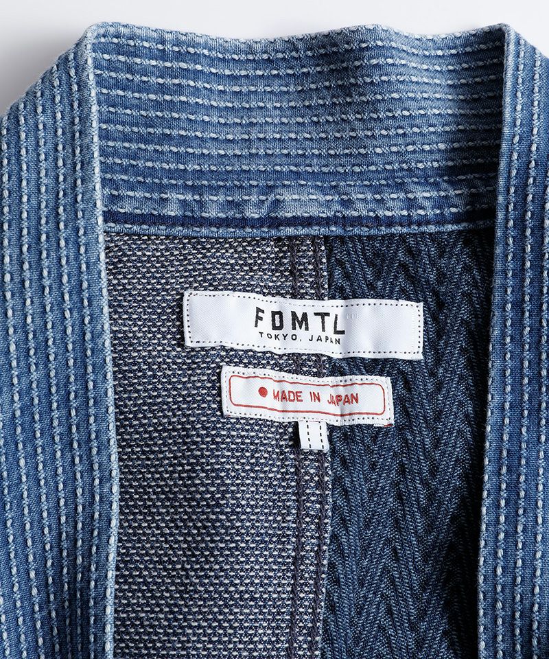 FDMTL(ファンダメンタル)】PATCHWORK HAORI JACKET 3YR WASH