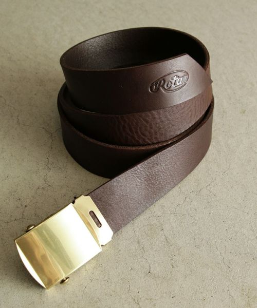 【ROTAR(ローター)】Free buckle leather belt ベルト(rt2179010)
