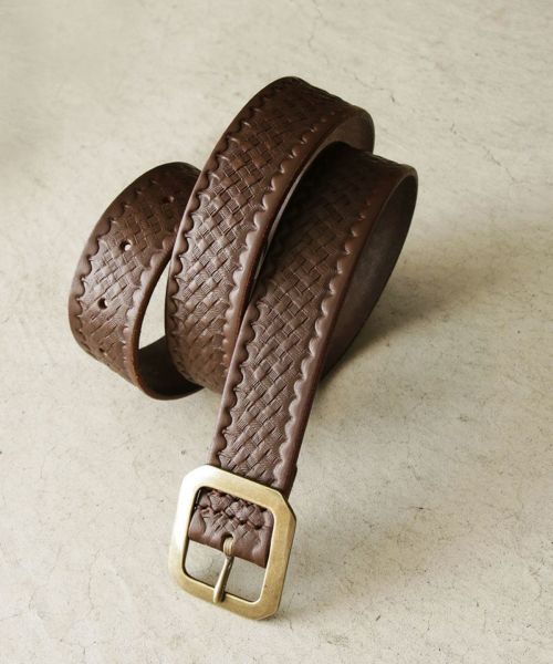 ROTAR(ローター)】Embossed leather belt ベルト(rt2179011) | CAMBIO