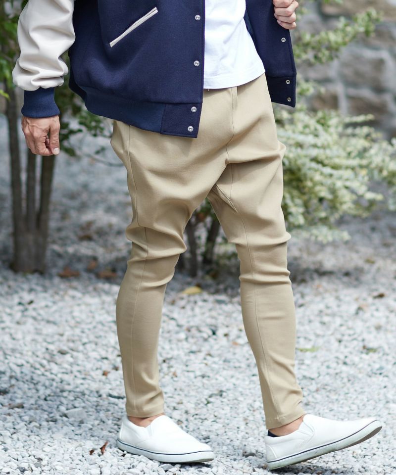 一部サイズカラー予約販売11月中旬～下旬入荷予定】【CAMBIO(カンビオ)】Super Stretch Twill Surrouel Tapered  Silhouette Pants パンツ | CAMBIO カンビオ