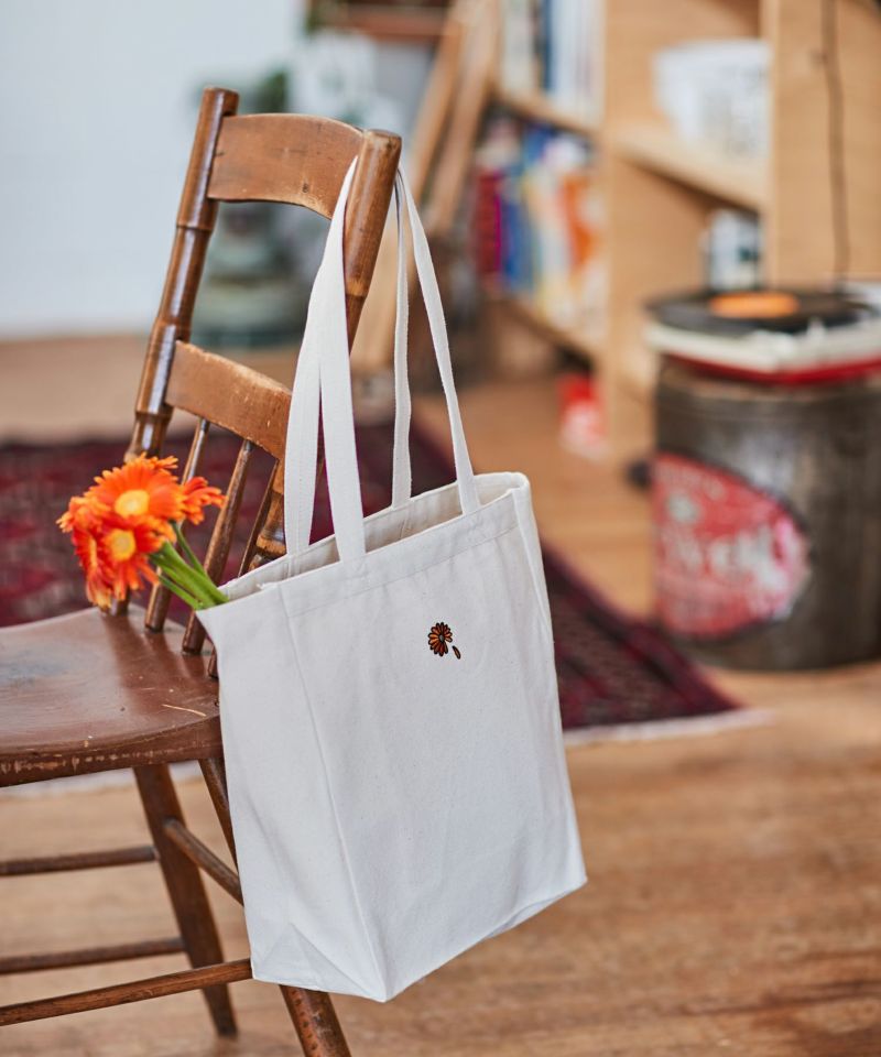 un-filled(アンフィルド)】Gerbera one point stitch Eco Tote Bag