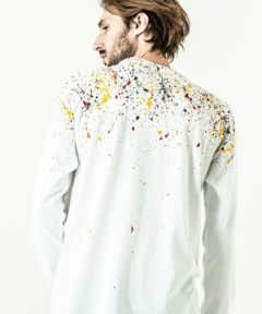 30%off【ACANTHUS(アカンサス)】Splash L-S Tee Tシャツ(CT2202