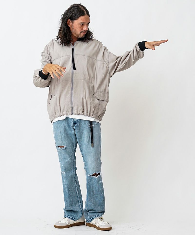 30%OFF【EGO TRIPPING(エゴトリッピング)】LOOSE BOOTSCUT DENIM