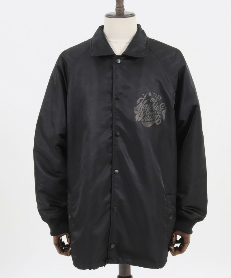 Marbles(マーブルズ)】RIB COACH JACKET (LEOPARD ) コーチジャケット