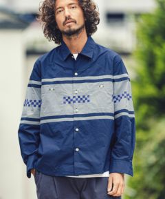 60%off【Marbles(マーブルズ)】BORDER WORK SHIRT ワークシャツ(MSH