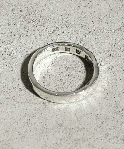 【VIVIFY(ビビファイ)】【予約販売ご注文から1ヶ月後出荷】Back Hallmarks Ring-Mirror finish-Narrow 指輪(VFR-141)
