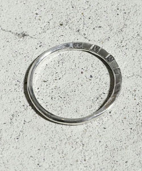 【VIVIFY(ビビファイ)】【予約販売ご注文から1ヶ月後出荷】Half Hammered Hallmarks Ring 指輪(VFR-147)