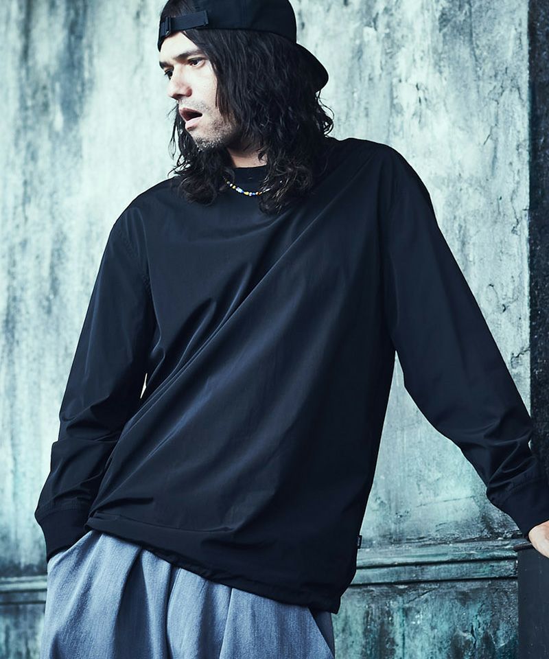 30%OFF【glamb(グラム)】Nylon Pullover Jersey ナイロンプルオーバー