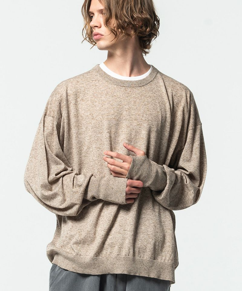 60%OFF【glamb(グラム)】Linen Creed Knit リネンクリードニット(GB0122-KNT04) | CAMBIO カンビオ