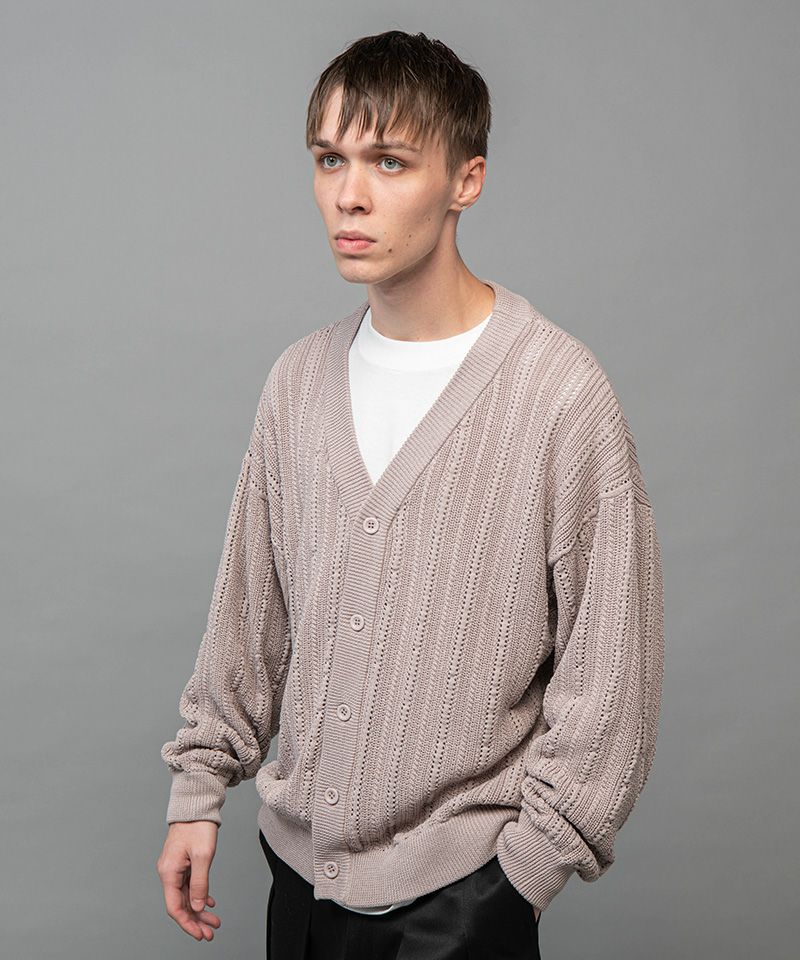 80%OFF【MROLIVE(ミスターオリーブ)】OPENWORK WASHABLE KNIT -5B