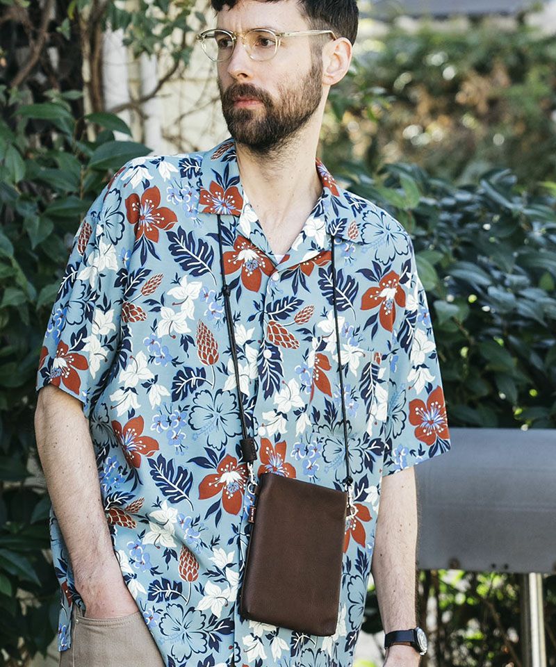 MR.OLIVE E.O.I】WATER PROOF WASHABLE LEATHER -TINY SACOCHE