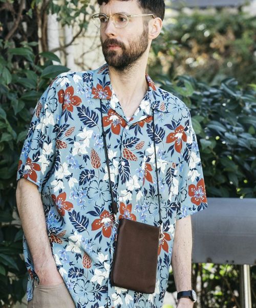 MR.OLIVE E.O.I】WATER PROOF WASHABLE LEATHER -DRAPE BOSTON