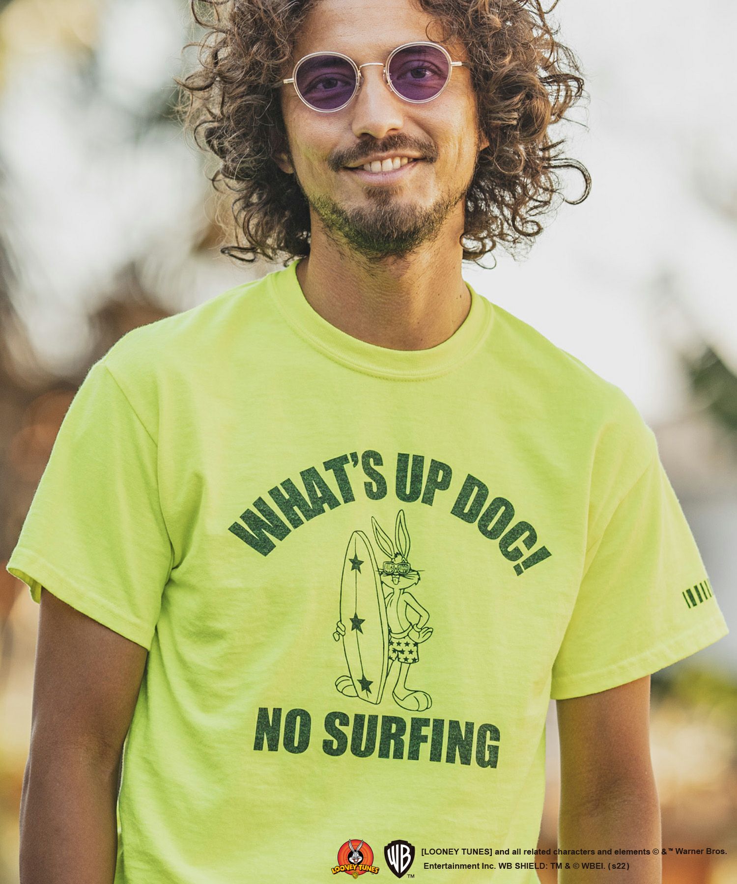 【felkod(フィルコッド)】【予約販売2月下旬～3月上旬入荷】BUGS BUNNY - Print Tee (Surf Style) Tシャツ(F22H290)