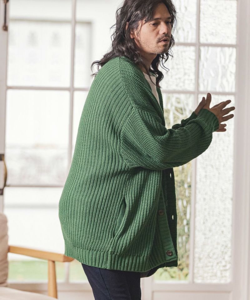 CAMBIO(カンビオ)】AZEAMI 5G Loose Knit Cardigan カーディガン | CAMBIO カンビオ