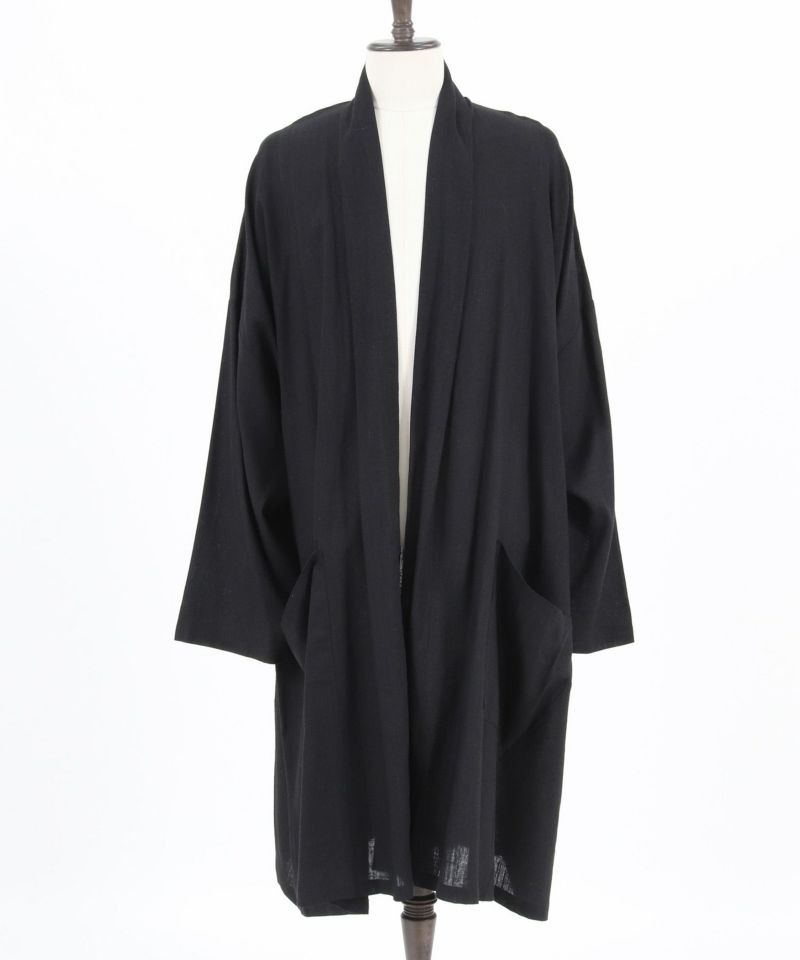 CAMBIO(カンビオ)】 KIMONO Like Long Sleeve Over Size Gown ガウン 