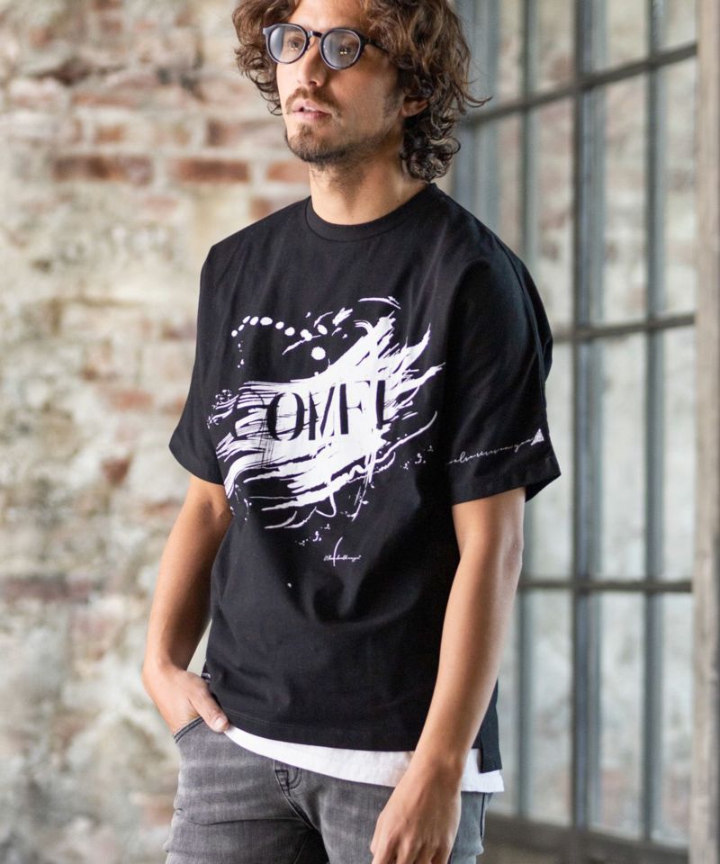 30%off【FACTOTUM(ファクトタム)】Graffiti Print Short Sleeve Tee T