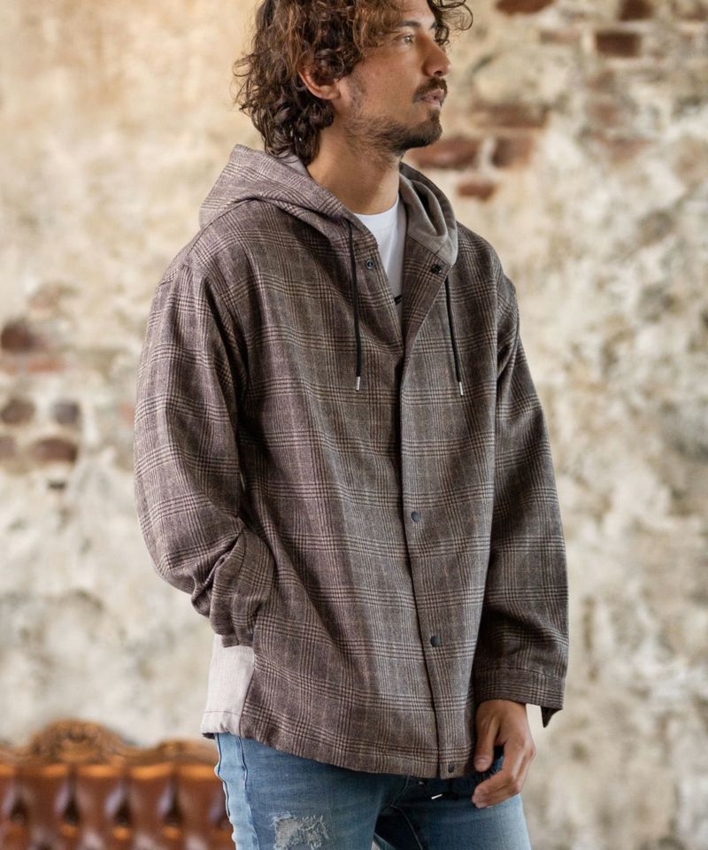 60%OFF【FACTOTUM(ファクトタム)】Classical Check Switch Hooded